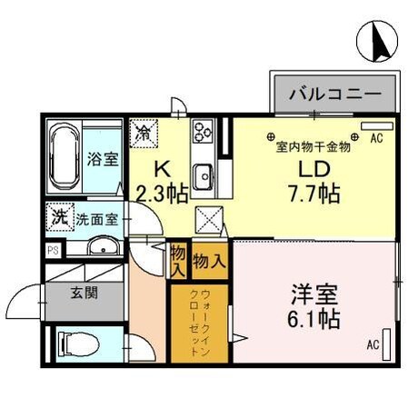 МＮハウス中居（高崎市中居町）の物件間取画像